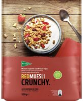 Red muesli crunchy