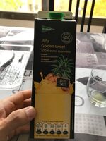 Zumo de piña exprimido fruta brik