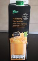 Zumo de mandarina clementina