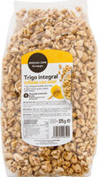 Trigo integral inflado con miel