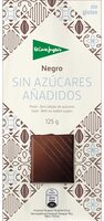 Chocolate negro sin azúcares añadidos