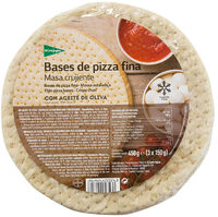 Bases de pizza fina