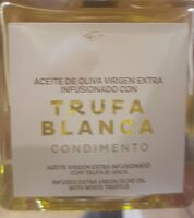Aceite oliva virgen extra infusionado con trufa blanca