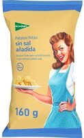 Patatas fritas sin sal añadida