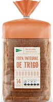 Pan de molde integral con corteza
