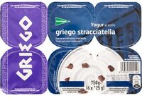 Yogur al estilo griego stracciatella