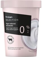Yogur natural desnatado 0%