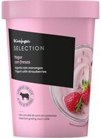 Yogur con fresas