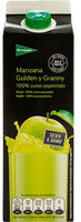Zumo de manzana golden y granny