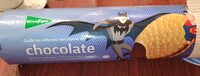 Galletas rellenas con crema de chocolate