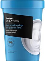 Yogur al estilo griego con azúcar de caña