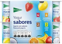 Yogures de sabores