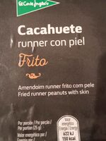 Cacahuete runner con piel