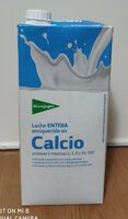 Leche entera calcio