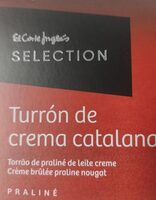 Turrón de crema catalana