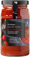 Tomate frito cosecha con aceite de oliva