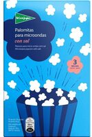 Palomitas para microoondas con sal