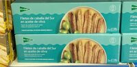 Filetes de caballa del sur en aceite de oliva