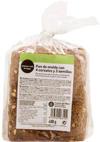 Pan de molde con 4 cereales y 3 semillas