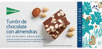 Turron chocolate almendras