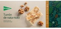 Turrón de nata nuez