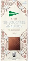 Chocolate con leche sin azucares añadidos