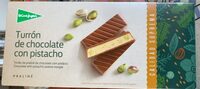 Turrón de chocolate con pistacho