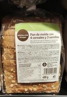 Pan de molde con 4 cereales y 3 semillas
