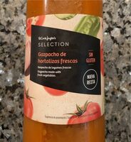 Gazpacho de hortalizas frescas