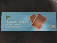 Chocolate con leche GALLETA + TABLETA