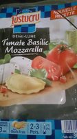 Demi-lune tomate basilic mozzarella