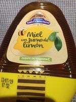 Miel con zumo de limón