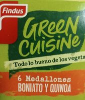 Medallones de boniato y quinoa