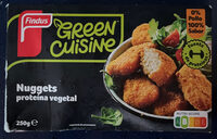 Nuggets de proteína de guisante y trigo