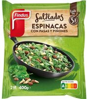 Espinacas con pasas y piñones