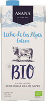 Leche entera de los Alpes