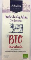 Leche bio desnatada sin lactosa