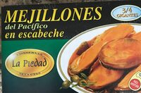 Mejillones del pacifico en escabeche