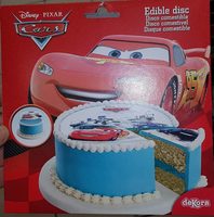 Disque en Sucre 16 cm Cars