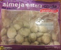 Almeja entera cruda