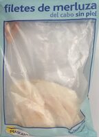 Filetes de merluza del cabo sin piel