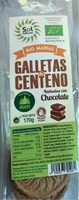 Galletas de centeno con chocolate