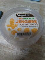 Bio dados de jengibre cristalizado
