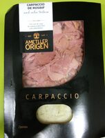 Carpaccio de rosbif