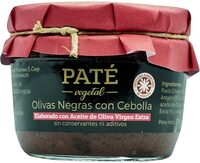 Paté de olivas negras con cebolla