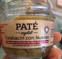 Pate vegetal calabacín con nueces