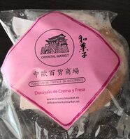 Dorayaki de Crema y Fresa