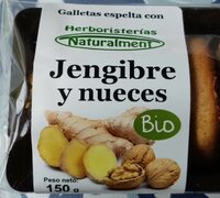 Galletas de espelta con jenjibre y nueces
