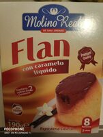 Flan con caramelo líquido