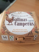 Huevos de gallinas camperas alimentación basada en maíz